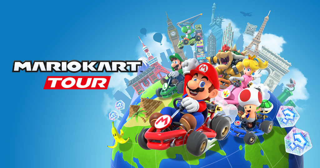 Illustration de l'article les 5 jeux mobile multijoueurs entre amis Mario Kart Tour