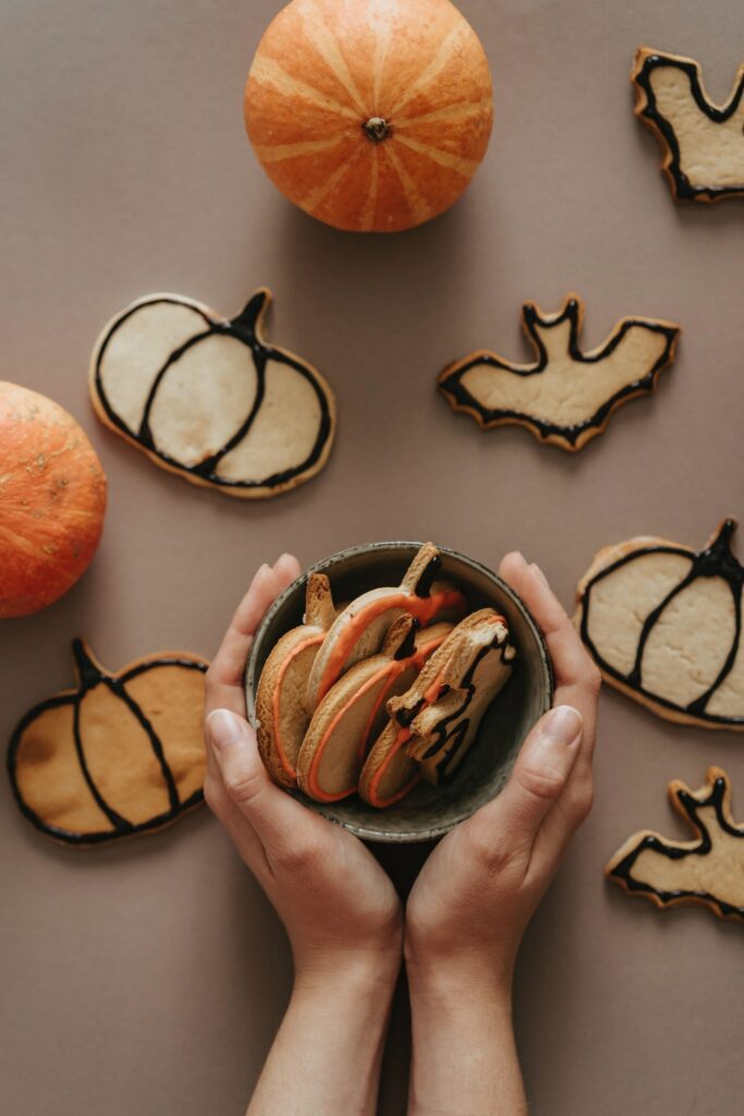 les biscuits en forme de citrouille une idée d’activité en famille à faire en automne