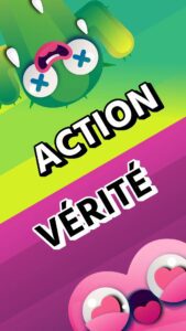 Capture d’écran de l’application pour couples et amis action ou vérité hot